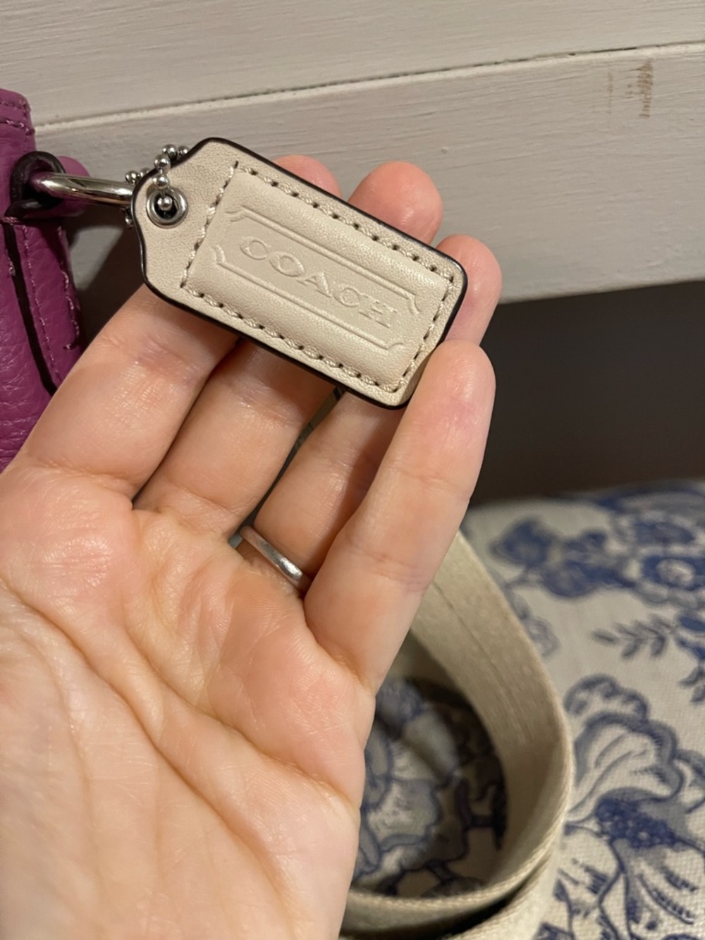 Coach Pebbled Leather Crossbody + Card Holder - Picture 2 of 8